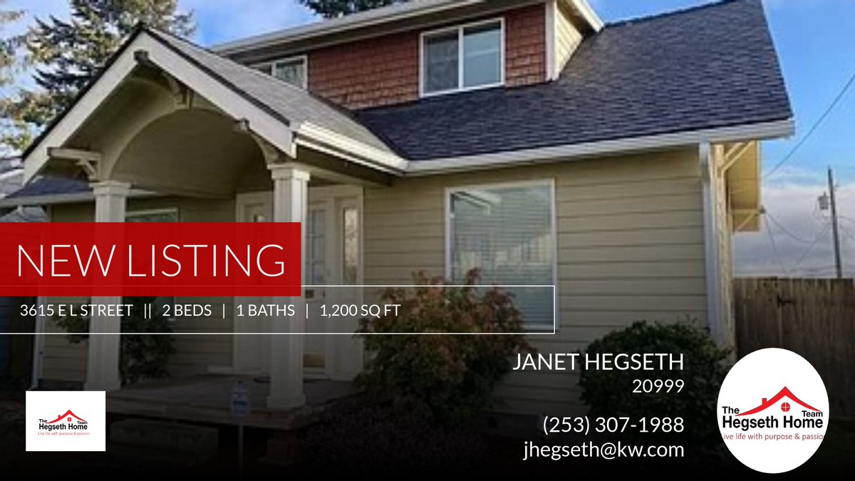 jhegseth's tweet photo. 📍 New Listing 📍 Take a look at this fantastic new property that just hit the market located at 3615 E L Street in Tacoma. Reach out here or at (253) 307-1988 for more information

Living Life with Purpose and Passion

Your Realto... https://t.co/NiHYg0wlIt https://t.co/aiT9iobxLK