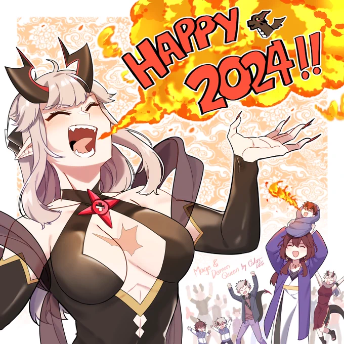 Happy New Year, everyone! A reminder that Mage &amp; Demon Queen will transition to Daily Pass sometime in January, so read it now at the  app while all episodes are free!Thanks for your support all these years, and I hope you'll look forward to my next… 