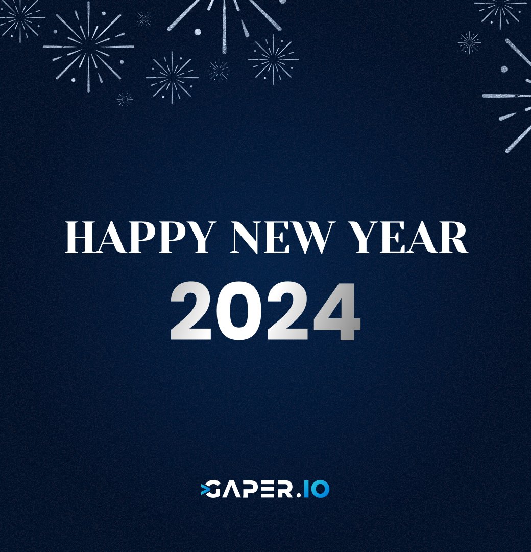 Happy New Year from gaper.io! 🎊 Build the
best tech teams for your business with us in 2024!
.
.
.
#happynewyear #Welcome2024