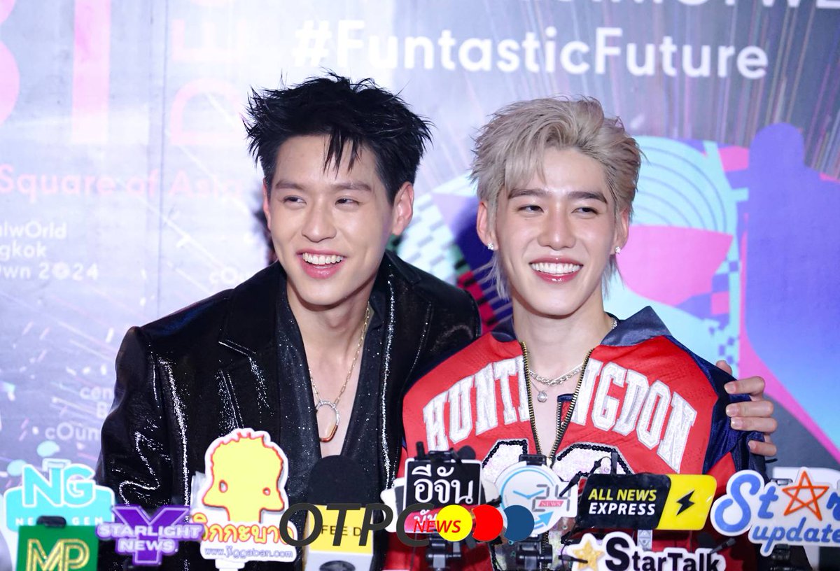 otpcnews's tweet photo. "บิวกิ้น-พีพี" ช่วงสัมภาษณ์สื่อ ในงาน "centralwOrld Bangkok Countdown 2024" ฉลองแลนด์มาร์กเอ็นเตอร์เทนเมนต์เคาท์ดาวน์ระดับโลก

#bbillkin #ppkritt #BKPP
#CountdownCTW2024xBKPP
#CTWBKKCountdown2024 https://t.co/9z7vB86u2w
