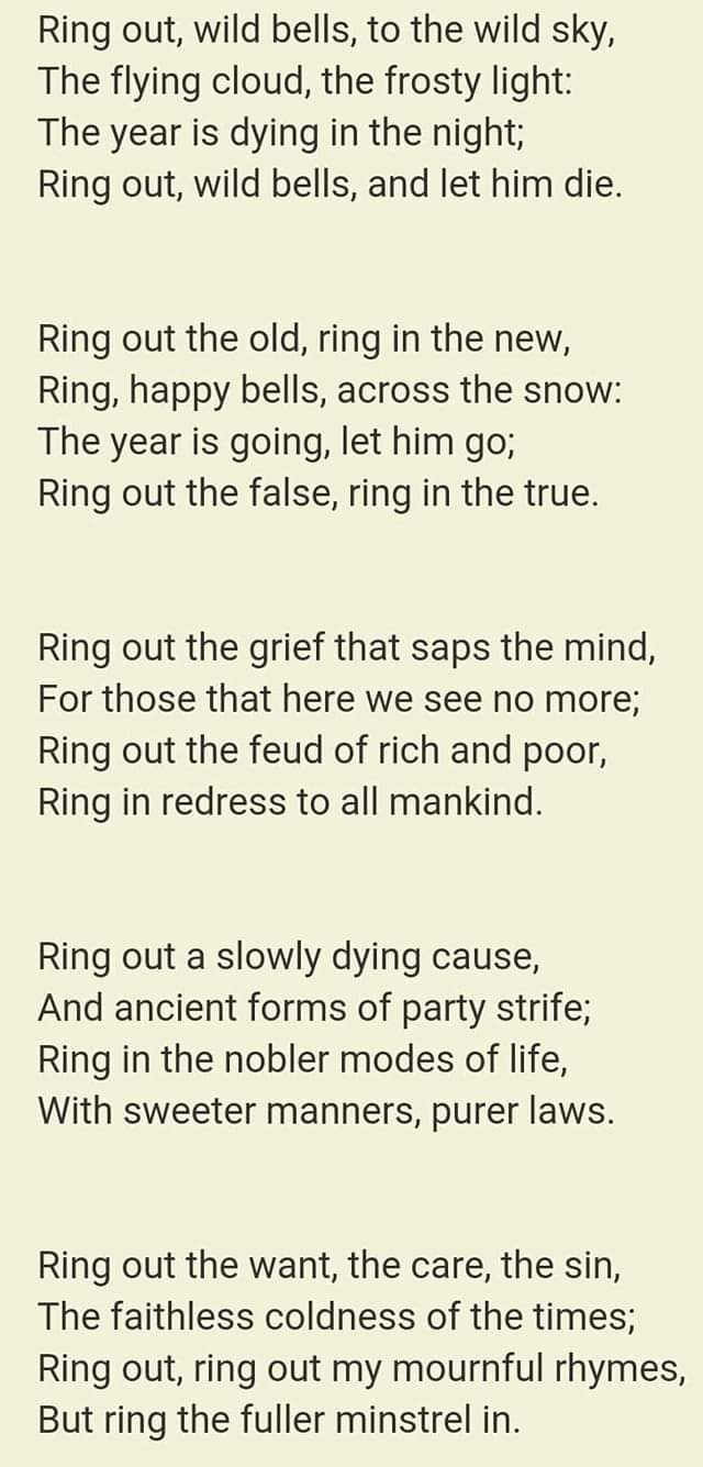 Ring Out Wild Bells 