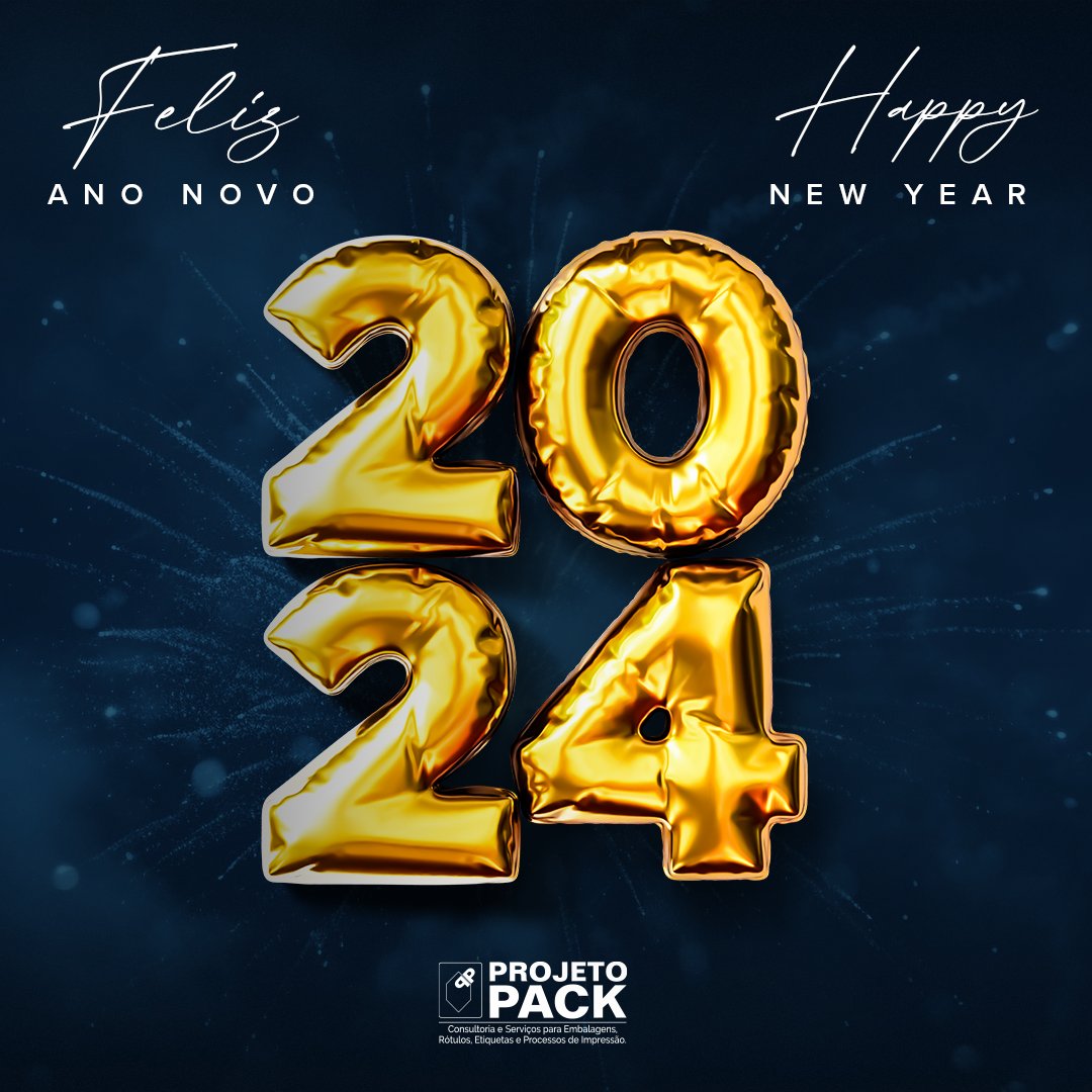 ProjetoPack's tweet image. Desejamos aos amigos, clientes, parceiros de negócios e suas familias um ano de 2024 pleno de saúde, amor e sucesso! E que possamos estar juntos desenvolvendo projetos incríveis e superando desafios juntos por mais um ano 😎✌🏻