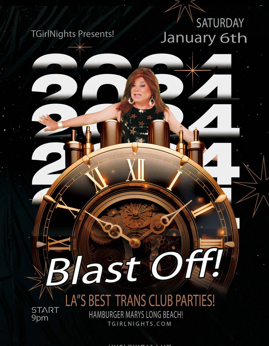 THIS SATURDAY JAN 6TH  JAMIES BLAST OFF PARTY! Hottest Dance Party, Sexy TGirl Gogo Dancers, FIVE DOLLAR COVER ALL NIGHT! The Best Fun is with US so COME PARTY WITH US! AT HAMBURGER MARYS LONG BEACH! Sponsored by @groobydotcom