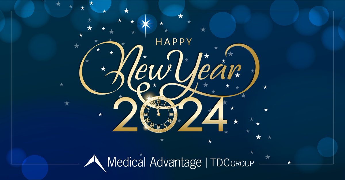 MedicalAdvtge's tweet photo. Ring in the new year with Medical Advantage! We wish you a successful and prosperous year ahead for your business. https://t.co/wjQSNIvahX