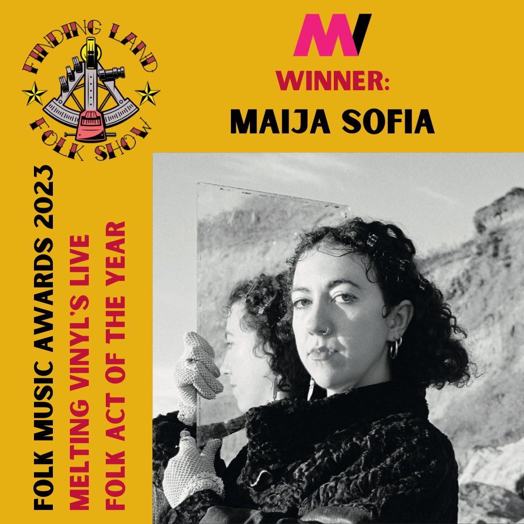 FindingLandFolk's tweet photo. @OXNMUSIC @benwwalker @LankumDublin @Unthank_Smith @thegroupies @RhiannonGiddens @Kevminney @AustinlucasIND 3/4 more #findinglandfolkshowawards #singleoftheyear #jemhannam for Fires. @MeltingVinyl live act of the year #maijasofia, local live act of the year @MichaelBakerMB and @TheFoghornMicro Sussex Best Artist of the Year #overalbion https://t.co/gpcRw9fk3M