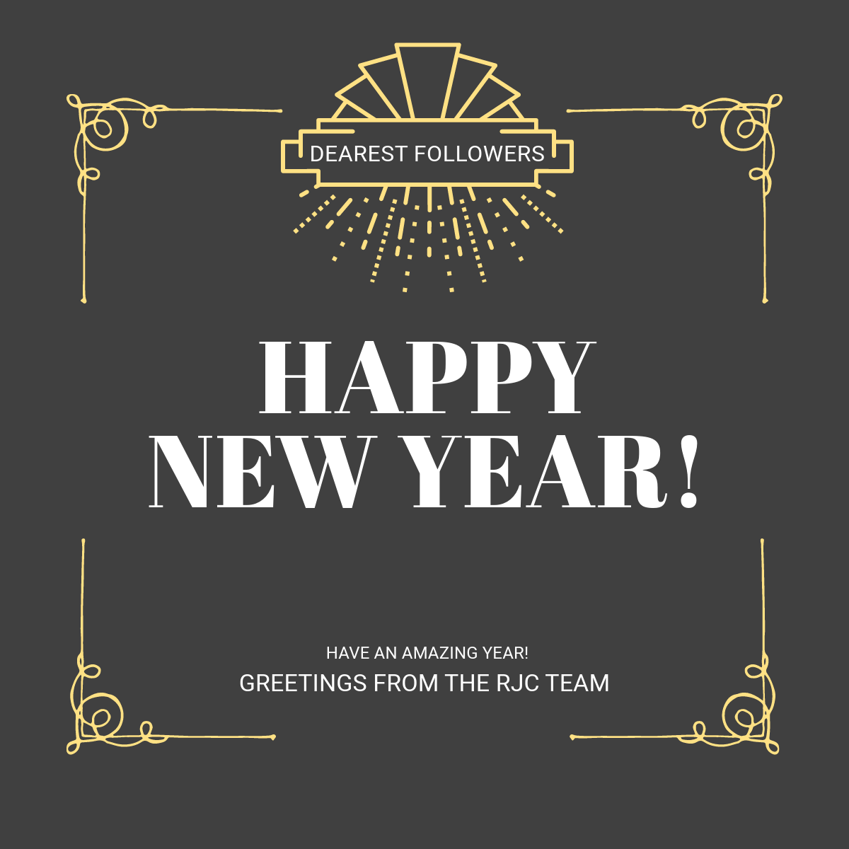 RJCouncil's tweet photo. Happy New Year’s Eve! Wishing you a wonderful and memorable night filled with laughter and joy. #CheersTo2020 #NewYearsEve #Celebrations #ChampagneToast #MakeItHappy https://t.co/0IOunwWiQZ