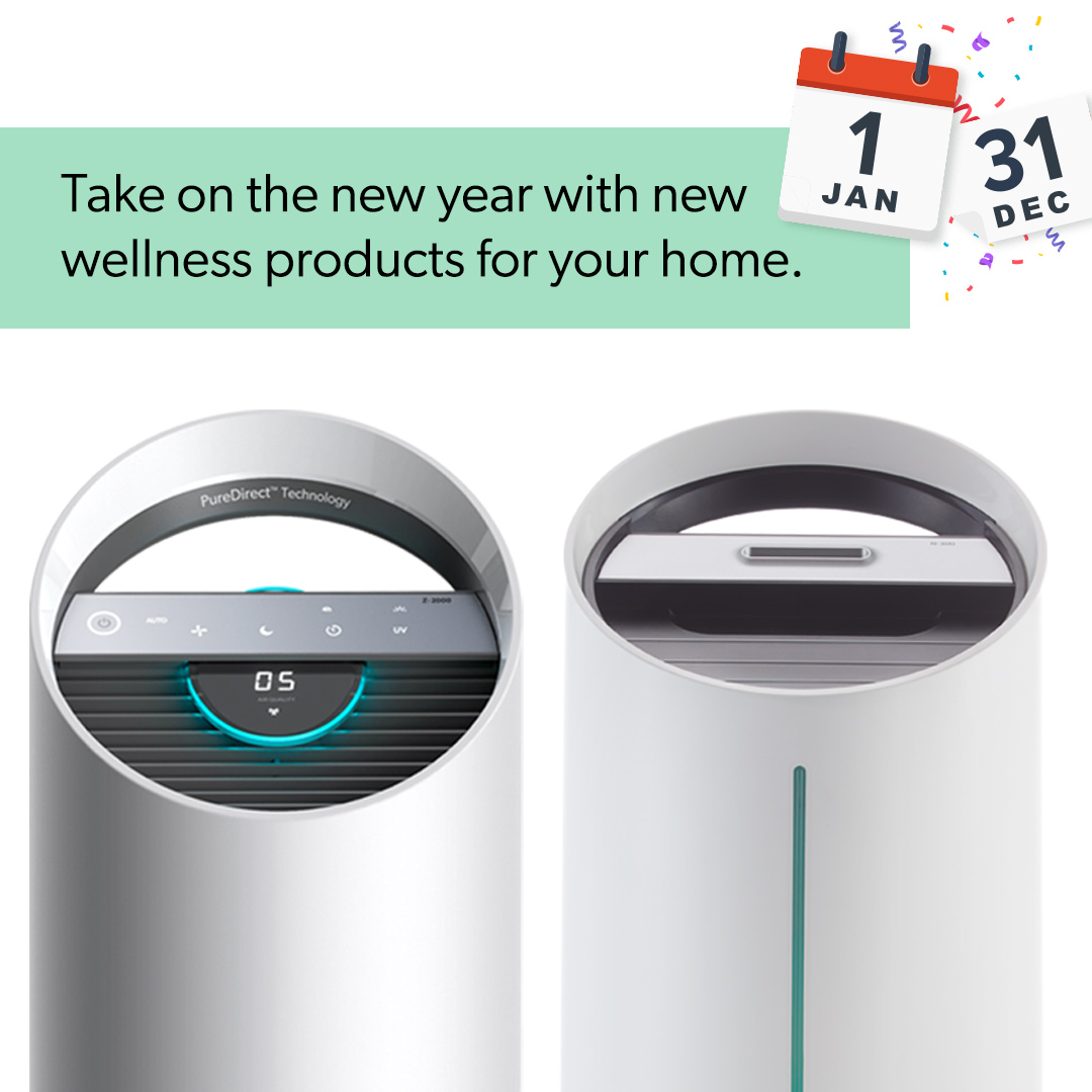 TruSensWellness's tweet photo. TruSens® is here to help you accomplish your at-home wellness goals in 2024. With our air purifiers and humidifiers, we’ve got you covered with reducing airborne pollutants, breathing cleaner air, and achieving ideal humidity levels. https://t.co/vd1k2ag2BK