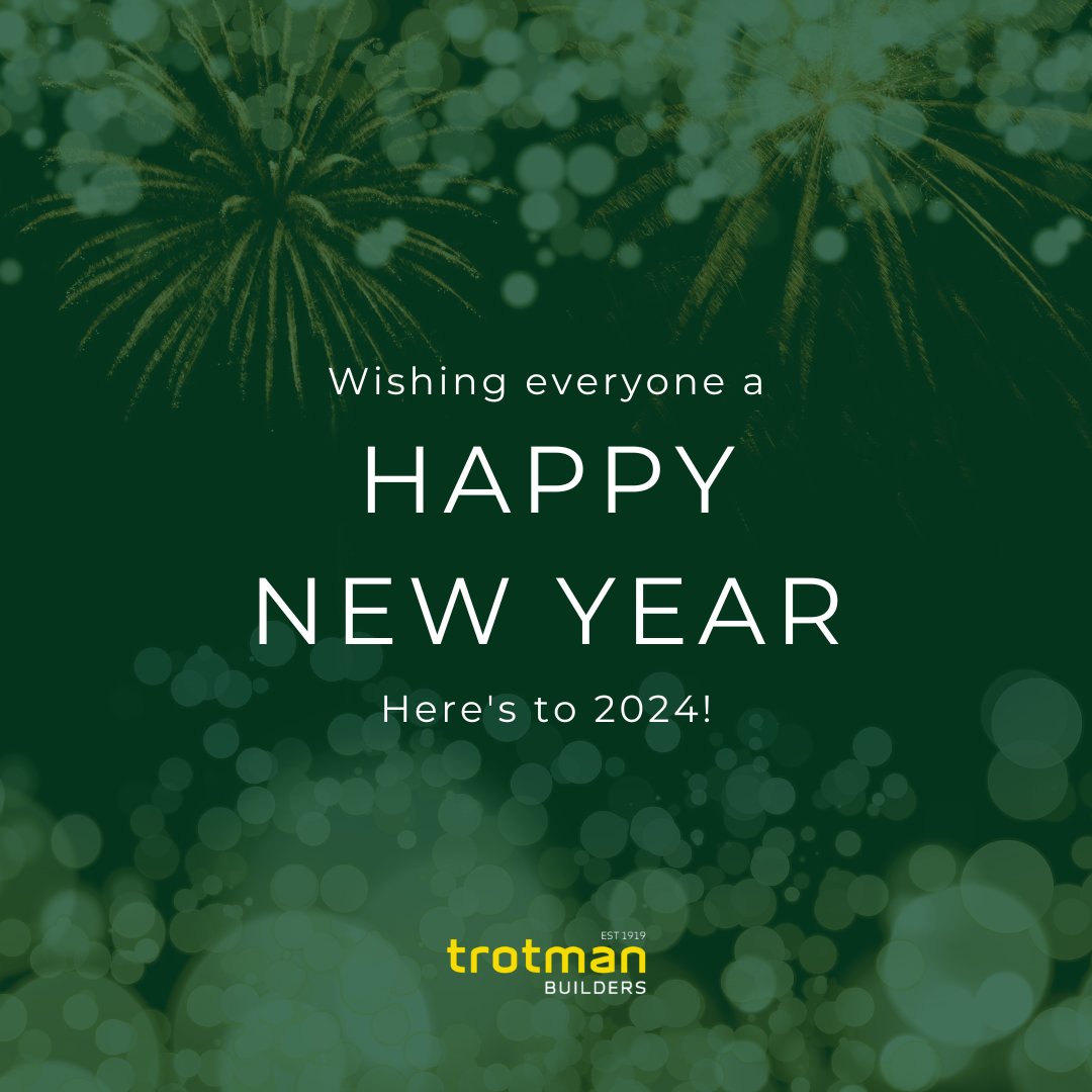 TrotmanBuilders's tweet photo. Happy new year to all our wonderful clients! 🎉

2023 has seen us work on some amazing projects and make dream homes come to life. We can't wait to get started on our 2024 projects and see what the year brings! https://t.co/HIN044EmUG