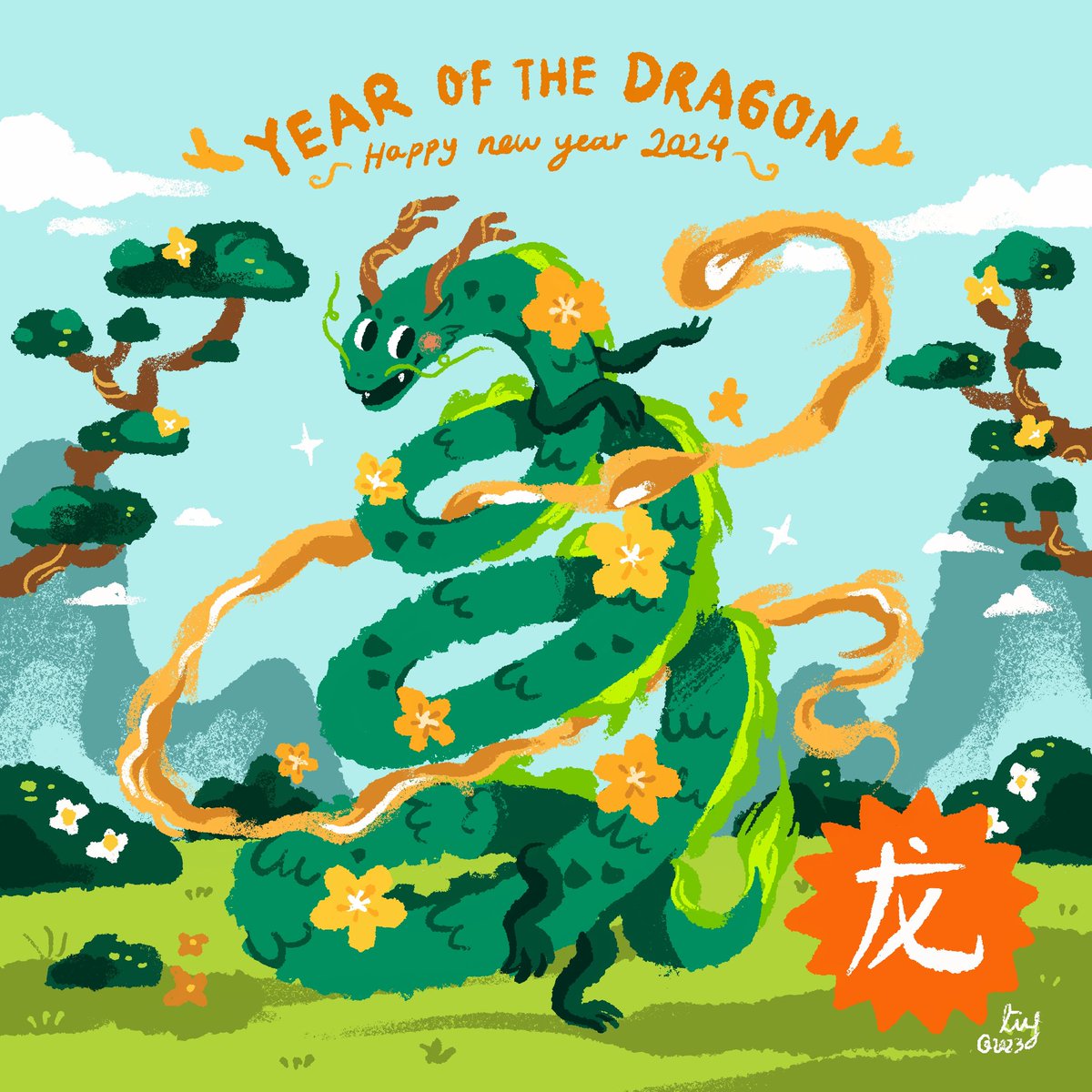 Linghokkalom's tweet photo. ✨🌲🐉Year of the wood dragon 🐉🌲✨
ปีมังกร 2024 ขอให้ทุกคนมีพลังงานที่สดชื่น กระตือรือร้น เต็มไปด้วยความสนุก ความคิดสร้างสรรค์ โชคฟลุ๊คๆ สุขภาพแข็งแรง การงานรุ่งเรืองและมิตรภาพที่ดีนะคะ 🎉
#yearofthedragon #happynewyear https://t.co/tjZCIeCE4b