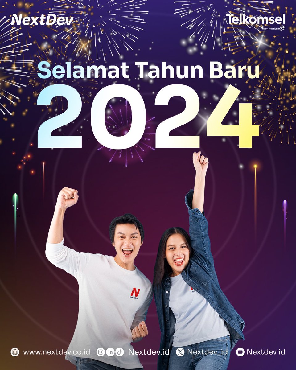 NextDevers, Happy New Year 2024! 🎆

Apa resolusi startup mu tahun ini? Coba tulis di kolom komentar!

#NextDev #9thNextDev #growingtoinspire #theimpactincubator #startupindonesia #startupdigital #technology #startupinkubator #SemangatIndonesia #ESG #SelamatTahunBaru2024