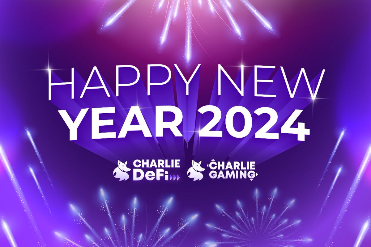 CharlieDeFiNews's tweet image. #HappyNewYear from Charlie DeFi! 🥳

As we step into 2024, we at #CharlieDeFi want to express our heartfelt gratitude to our amazing community and everyone. Your support and enthusiasm for DeFi have been incredible! 🎉