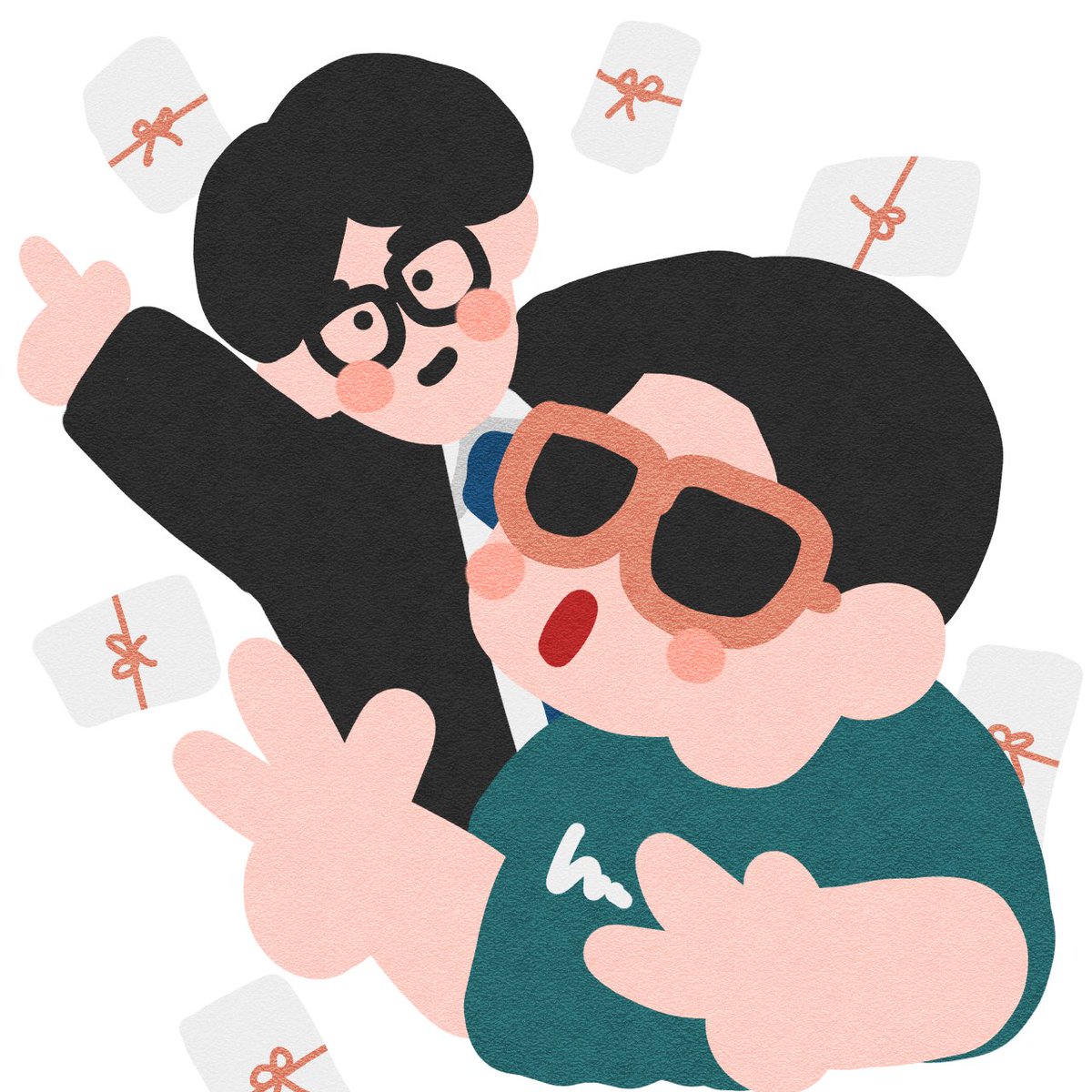 sweet_fruit_ufo's tweet image. 今年もたくさんお絵描きしたい！

#リンダカラー∞ #リバーマン #おもしろ荘