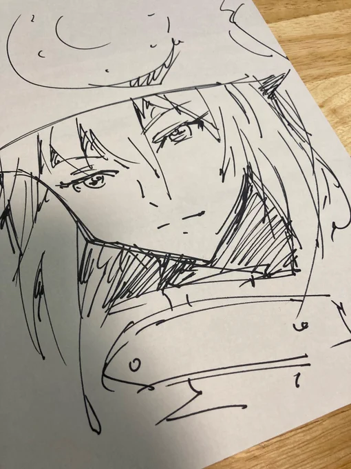 正直AIさん僕の100倍上手なのでデジタルで努力するの無駄感あって。勿論努力し続けるけど最終的に目の前で絵を描いて手売りが絵しか描けない人間の最後かもしれないと思いながら紙にも絵を描く。あとほんとマジで楽しい(笑) 