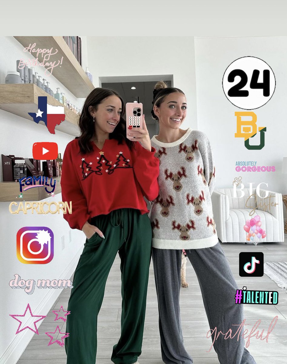 HAPPY 24TH BIRTHDAY TO MY FAVORITE TWINS THAT ARE SWIFTIES TOO AND U BOTH ARE SO GORGEOUS AND U GIRLS MAKE ME SO HAPPY AND PROUD AND Y’ALL ARE THE BEST WIFES AND DOGS PARENTS AND I HOPE U HAVE THE BEST DAY EVER AND I STILL HAVE 5 MONTHS UNTIL MY 24 BIRTHDAY ILY🫶🏼@BrookAndBailey