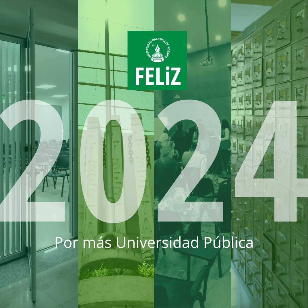 Brindemos por un 2024 con más Universidad Pública.
¡Felicidades a toda la comunidad de la #FCEyE!
