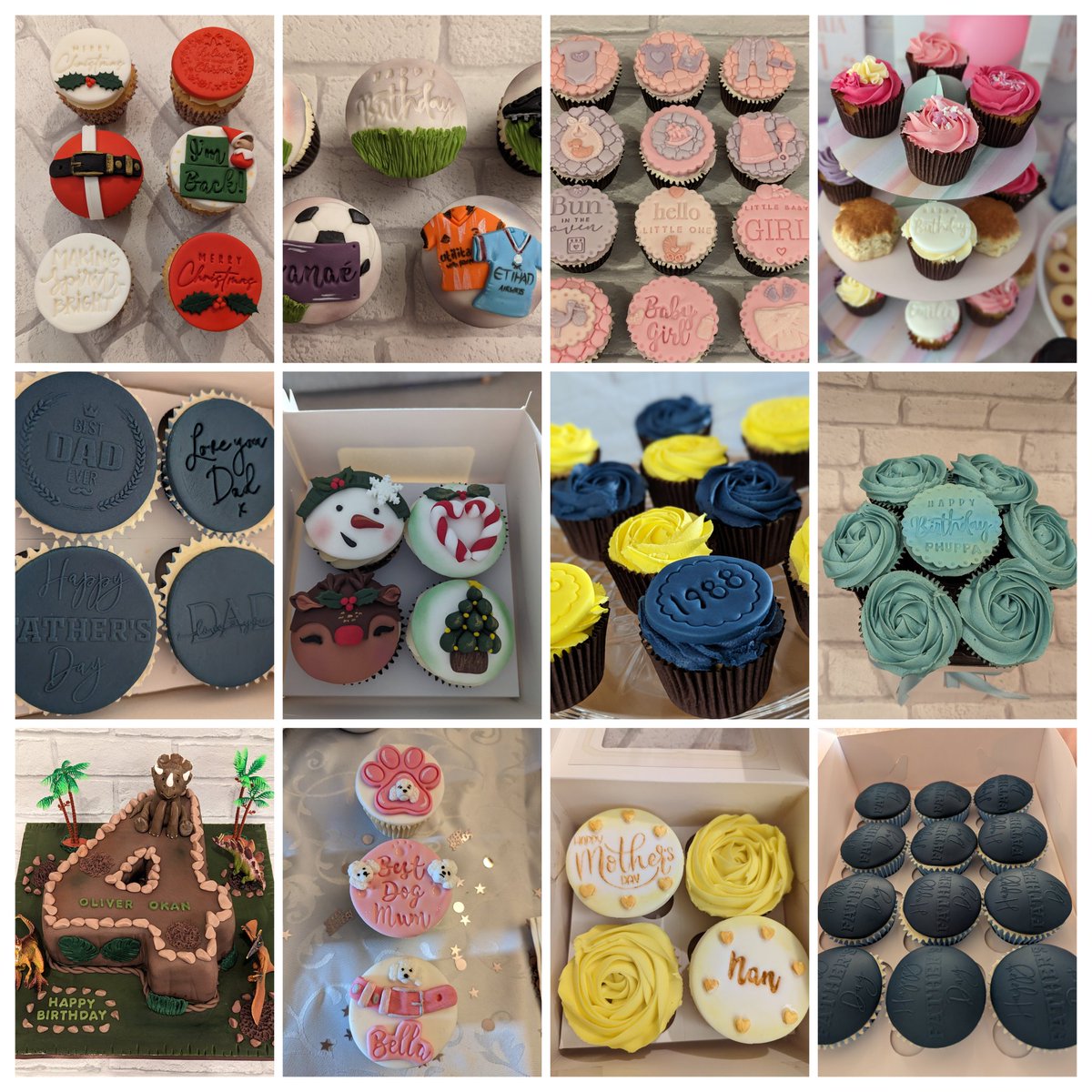CakesByZozo's tweet photo. Always so grateful to be considered to make a cake and be part of anyone's special occasion. 
Here's a look back on some I made this year. 
Looking forward to 2024. https://t.co/ZyJSMdMKiQ