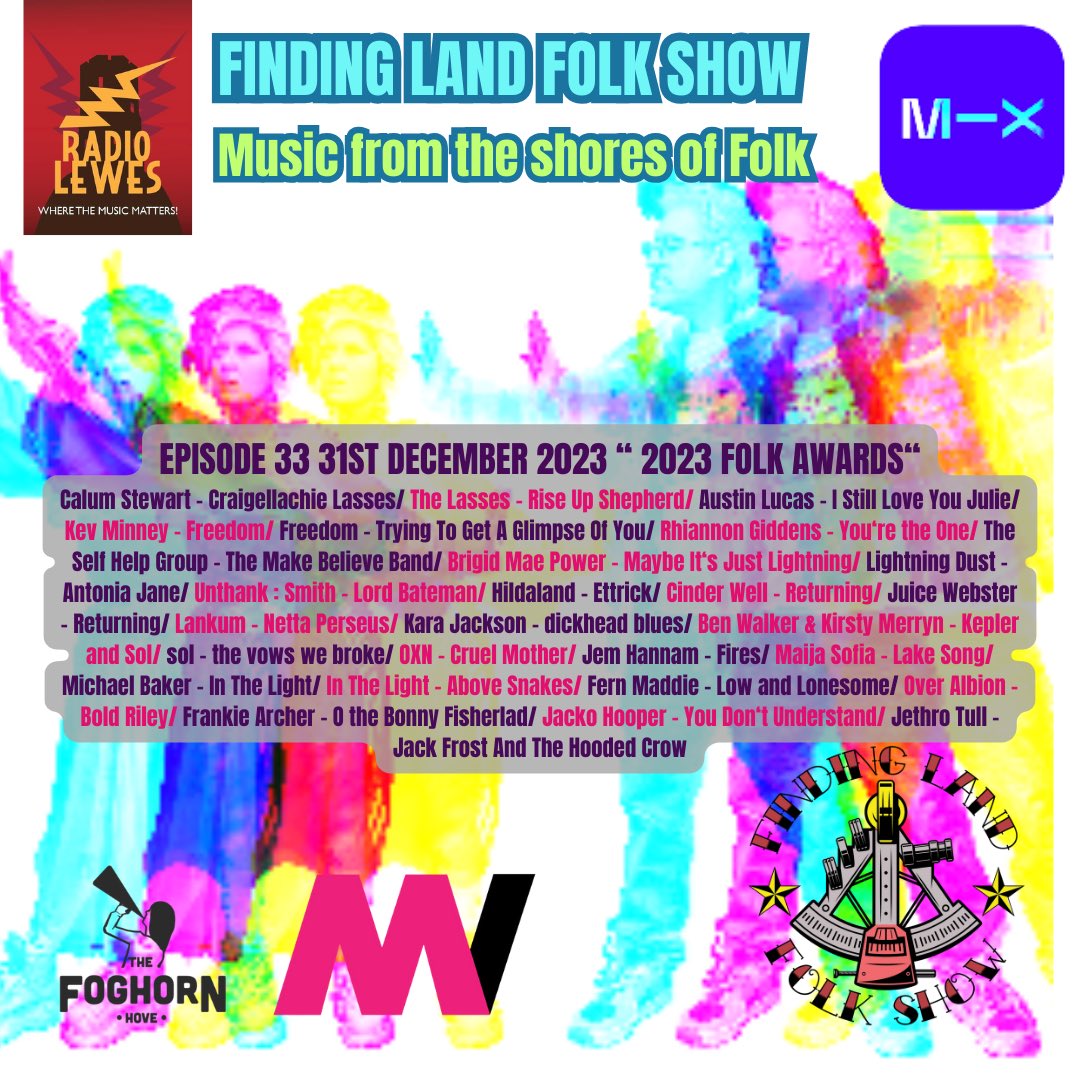 FindingLandFolk's tweet photo. @OXNMUSIC @benwwalker @LankumDublin @Unthank_Smith @thegroupies @RhiannonGiddens @Kevminney @AustinlucasIND @MeltingVinyl @MichaelBakerMB @TheFoghornMicro 4/4 final #findinglandfolkshow #awards2023 go to #fernmaddie Finding Land Folk gig of the year, @frankiearcherm Special Commendation and @folklorerooms’ #jackohooper winner of the @jamiefreeman Folk of Note award. Congratulations to all our winners. Check out the show #linkinbio https://t.co/rscAhRimrb