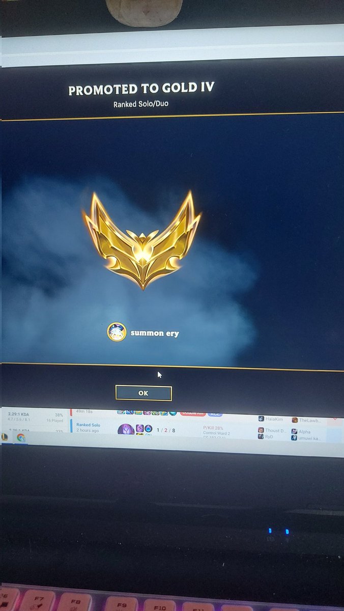calequatio's tweet image. I got to gold before the season ended :)