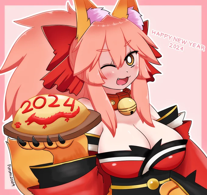 Happy New Year  #FateGO #FGO #タマモキャット