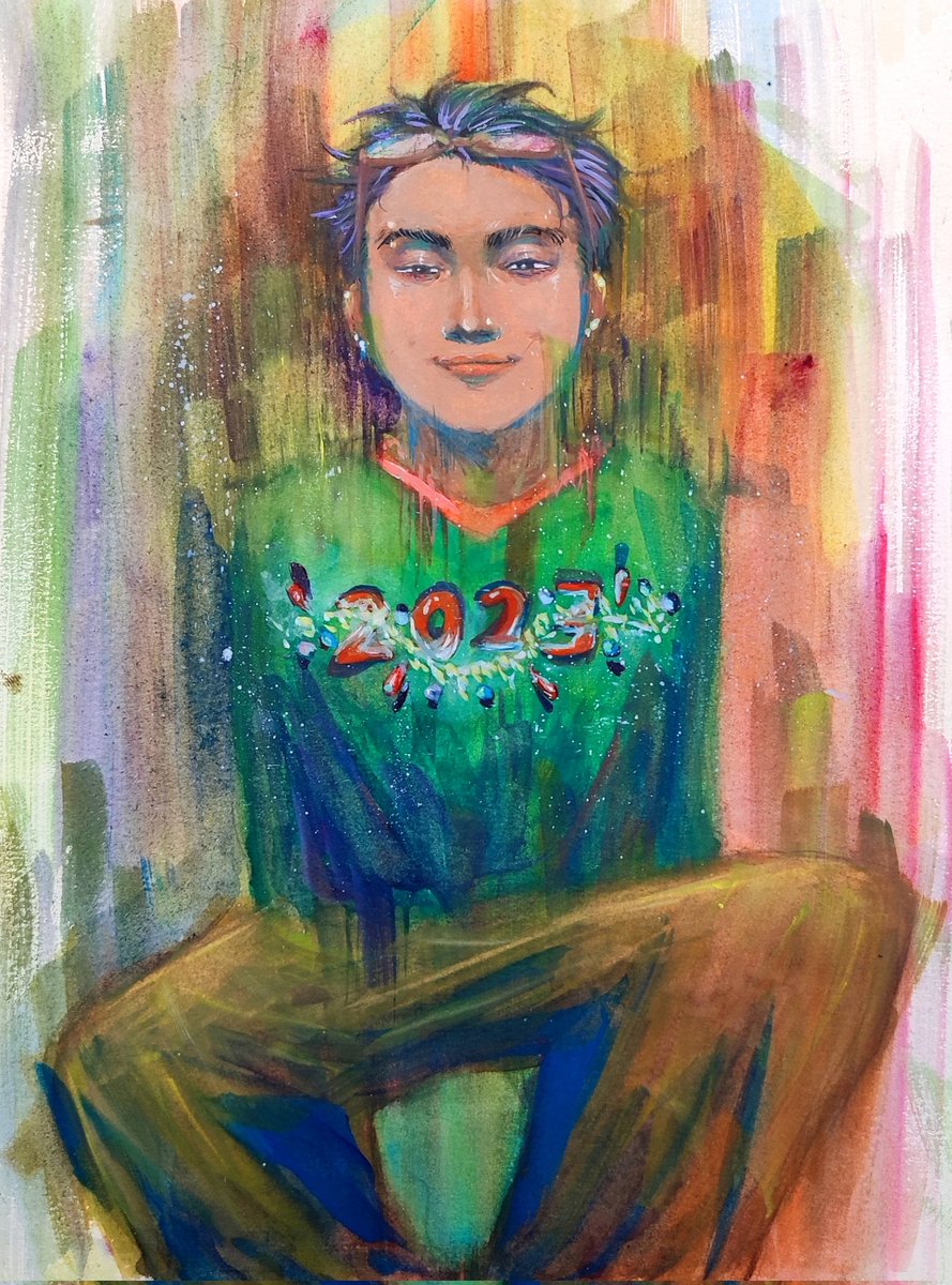 rokukaka's tweet photo. Self portrait! Happy new year

#art https://t.co/ppQPhAhCmk