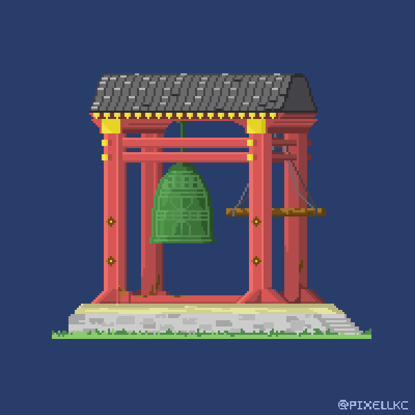 pixellkc's tweet photo. #除夕 #敲鐘 108 響
#鐘を撞く

Original Size: 200 x 200
#pixelart #ドット絵 #digitalart https://t.co/1KYw2Q80tt