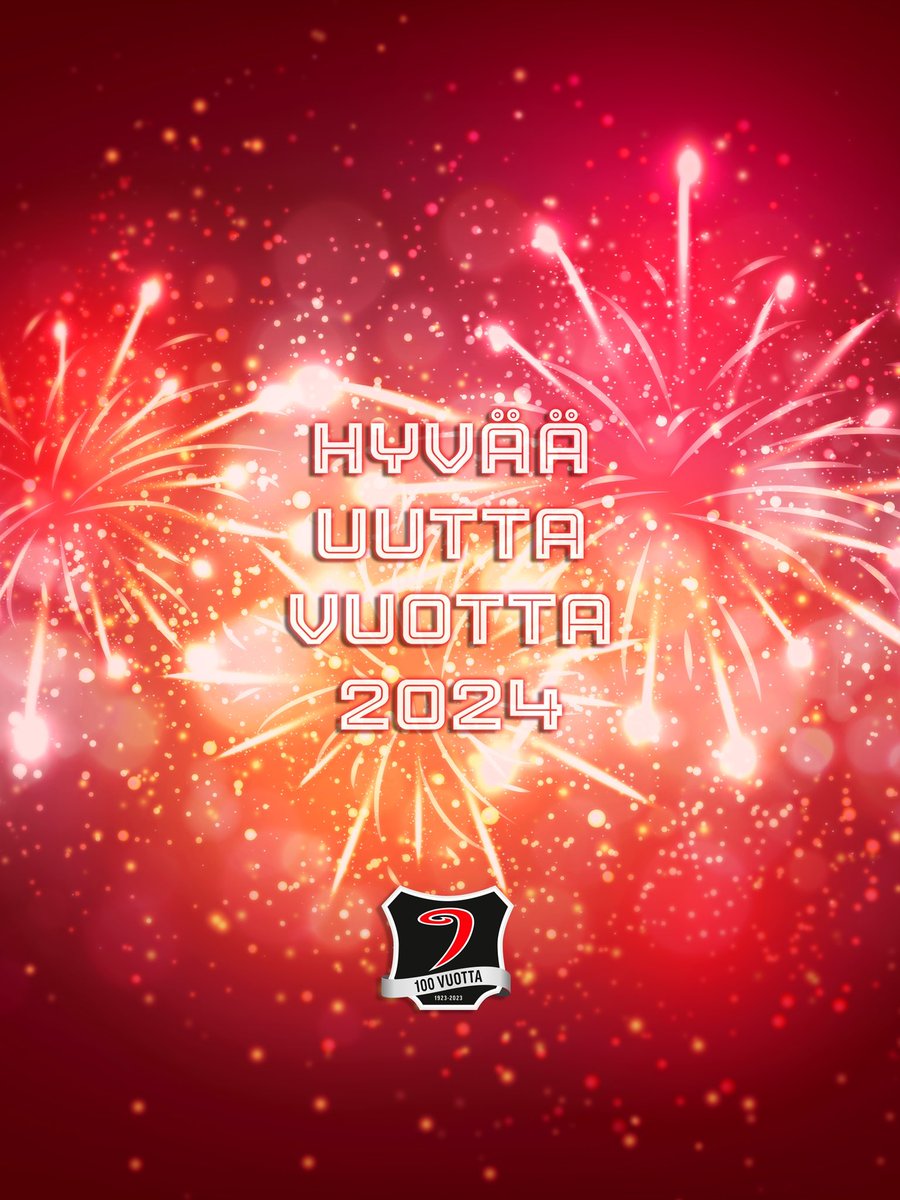 JYPJyvaskyla's tweet photo. Kiitos kaikille kannattajille ja yhteistyökumppaneille kuluneesta vuodesta! ❤️

Hyvää uutta vuotta 2️⃣0️⃣2️⃣4️⃣ kaikille koko JYP-perheen puolesta!✨💥🇫🇮

#JYPliiga #meollaanJYP #uusivuosi #Liiga https://t.co/G04T3YhLJf