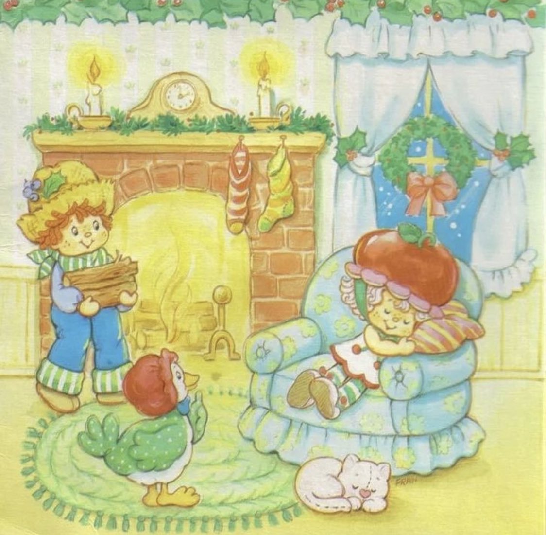 ArtCelineLove's tweet photo. strawberry shortcake winter illustrations❄️🍓 https://t.co/3eeGzFlKtM