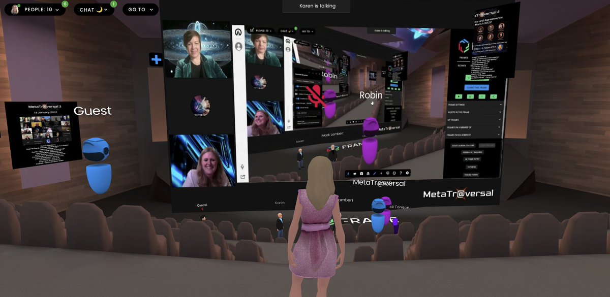 Portal to portal <a href="/metatraversal/">MetaTr@versal</a> We traversed through the metaverse into multiple worlds testing the complexity &amp; utility with passionate people committed to best practices &amp; the future of our digital identity <a href="/EvoHeyning/">Evo Heyning</a> <a href="/MetaVRse/">METAVRSE</a> #Meetopia #VR #3D #collaboration