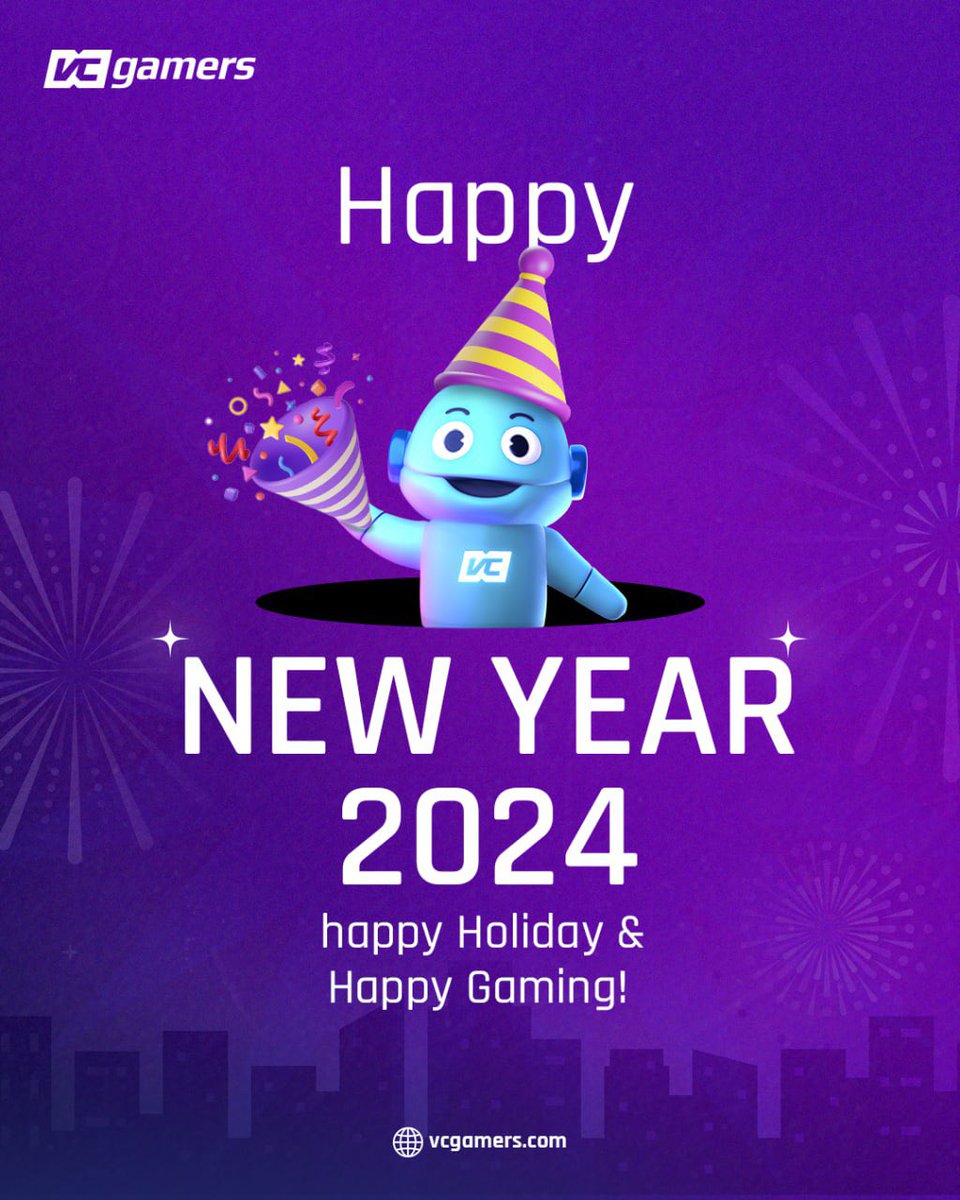 Happy new year 2024!🥳❤️ May 2024 bring success to you and us. Cheers to 2024, Vicigers!🎉 #HappyNewYear2024