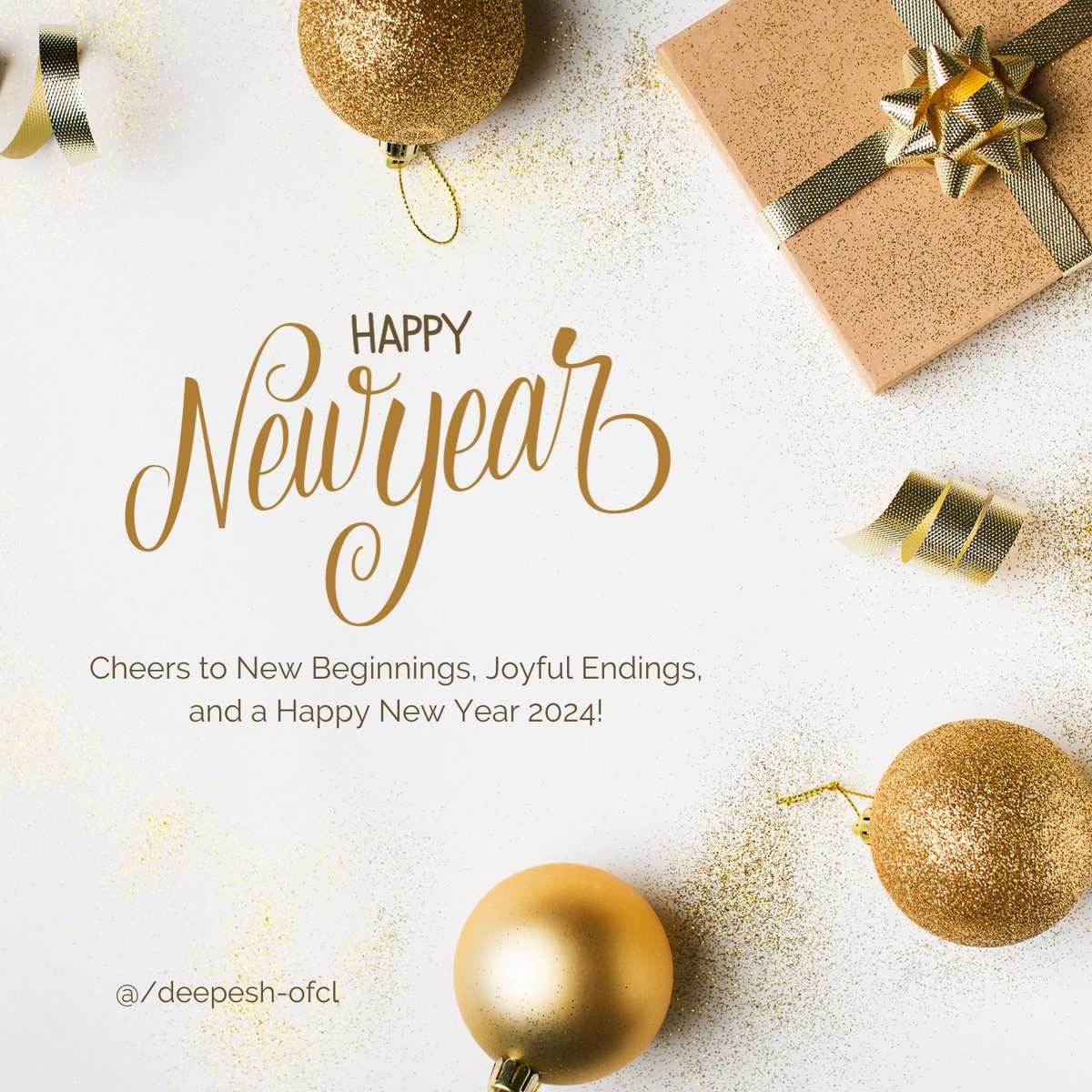 deepesh_ofcl's tweet photo. #HappyNewYear 🙏🙏🙏 https://t.co/JIXjRAsEjc