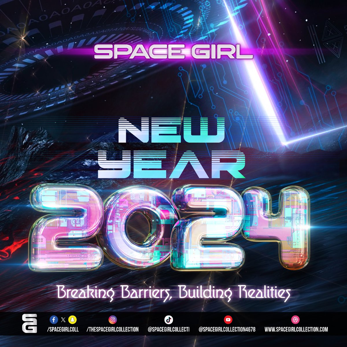 SpaceGirlColl's tweet photo. Cheers to a Year of Infinite Realities: Where Metaverse Dreams Come True, AI Ignites Brilliance, VR Unleashes Imagination, and NFTs Tell Stories! 🚀🌐

#2024Unleashed #NewYearWonders #MetaverseMagic #NewYearJourney https://t.co/ARgUOmkRW9