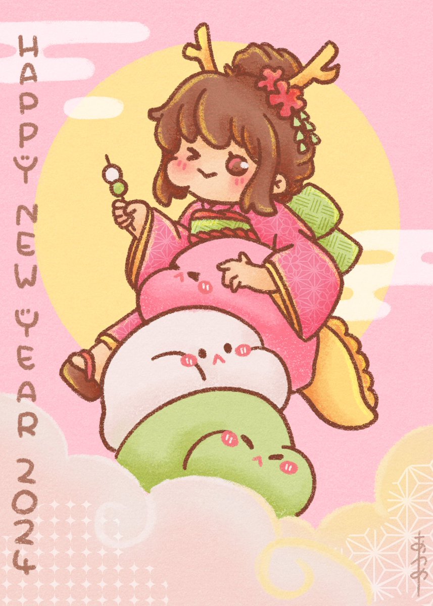 Dango Babies 🍡HAPPY NEW YEAR🍡 to everyone 

สวัสดีปีใหม่ค่ะทุกคน 🥰 ถือดังโงะเหมือนเดิม เพิ่มเติมคือเบบี้โมจิม่อน

#Welcome2024 #HappyNewYear2024