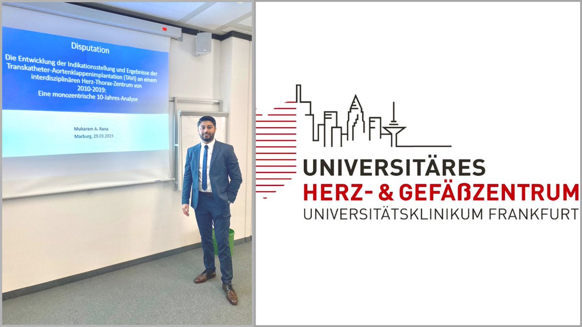 Mukaram Rana , M.D. (@mukaram_rana89) on Twitter photo 🎉🎉 2 of my personal and professional highlights in 2023 🎉🎉
Totally happy to be part of this fantastic, growing, enthusiastic, motivated and inspiring team! 
Looking forward to learning, developing and growing at University Heart Center Frankfurt! 
🎉❤️ 🏥  🩺 🎉 🎉🎉 2 of my personal and professional highlights in 2023 🎉🎉
Totally happy to be part of this fantastic, growing, enthusiastic, motivated and inspiring team! 
Looking forward to learning, developing and growing at University Heart Center Frankfurt! 
🎉❤️ 🏥  🩺 🎉