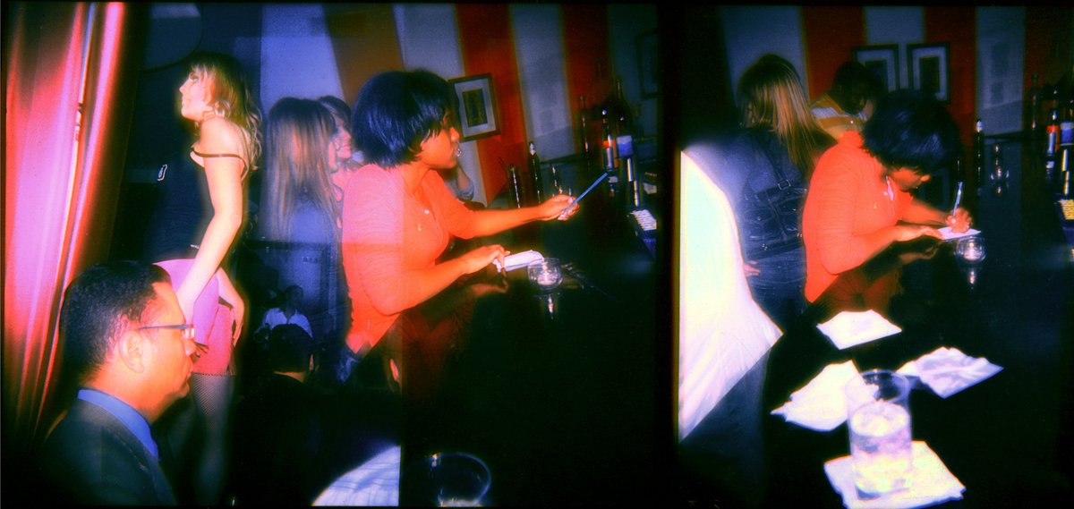3rdShftLighters's tweet photo. HOGPILE
I shot this on tungsten 64 with a #Holga / built in flash at one of my 1st "events" while I worked at the porno -store. I had just entered a medical study that required me to quit nicotine and all other drugs (aside from alcohol). My propensity to drink quickly.... cont. https://t.co/JihUmSz7rb