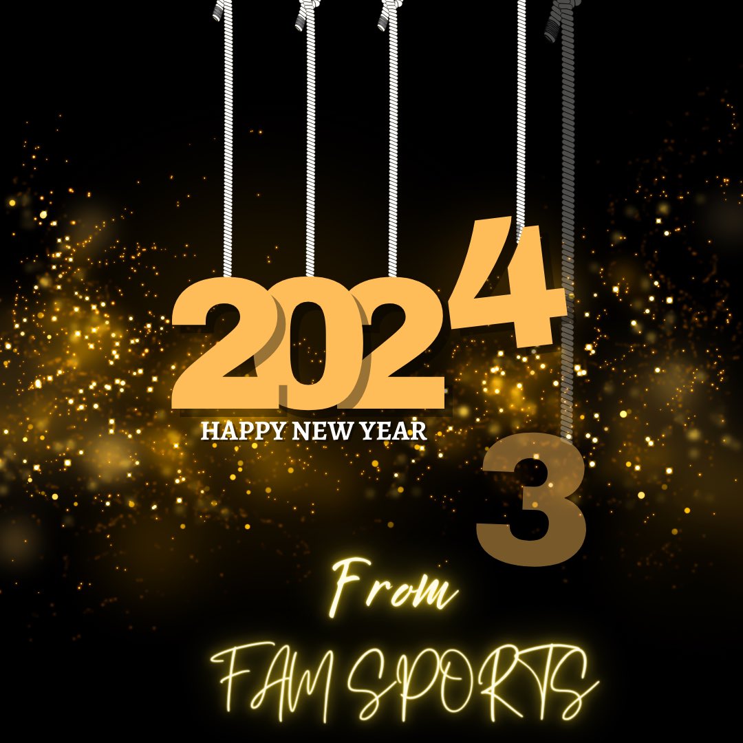 Another busy year for us all at FAM Sports. We wish you all a very Happy New Year and a healthy, successful 2024 ahead. Plenty of great things in the pipeline and we are really excited to attack the new year.. Let’s go! ⏳💥