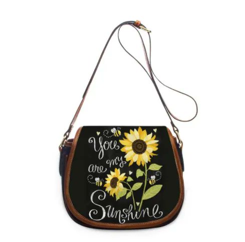 Women's Leather Sunflower Print Shoulder Bag
#bag #shoulderbag #sunflower #leather #womensfashion #styleinspiration #womensbags 
#looksmart #customised #stylish 
allinoneclickstore.wed2c.com