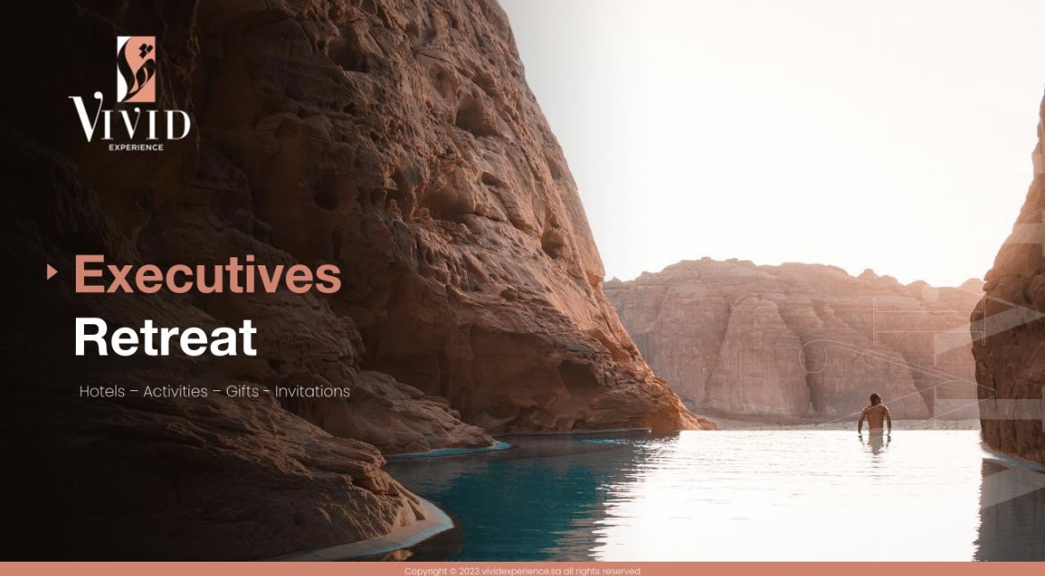 vividsaudi's tweet image. VIVID EXPERIENCE #C_level Retreat 
Includes workshops, discussions, and outdoor activities, allowing participants to gain new perspectives. #Team_building exercises promote #collaboration and #communication,this transformative experience enhances #leadership skills.
#عام_2024
