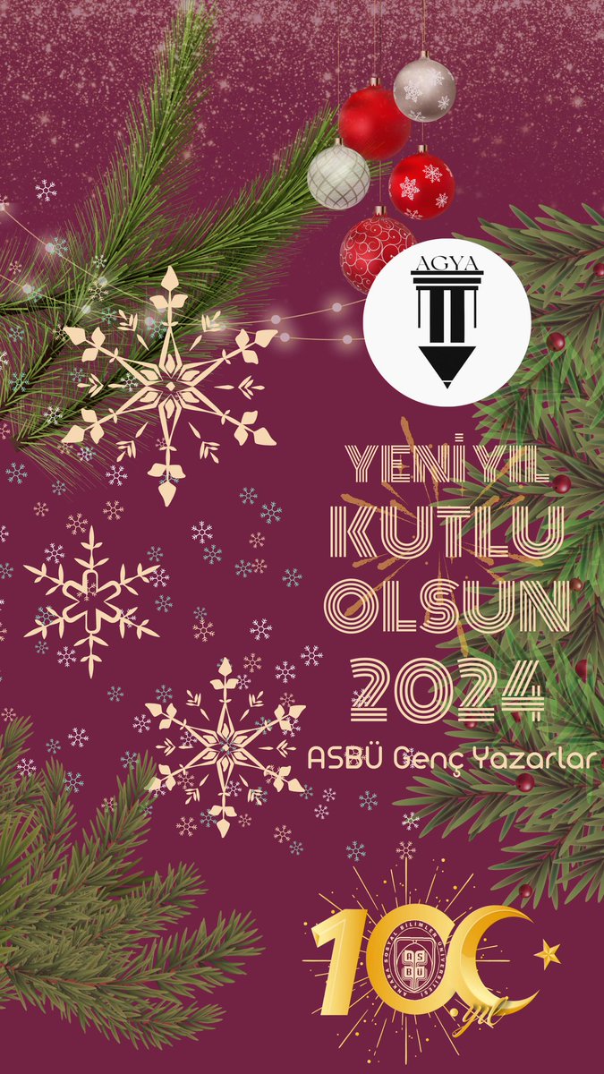 asbugencyazar's tweet photo. AGYA'nın sevgili yazarları ve edebiyat tutkunları,

 2024 size kucak dolusu kelimeler getirsin! 📚🎉 Umarız bu yıl size, edebiyatın sihirli dünyasında keşfe çıkmak için fırsatlar sunar! 📚🎉

AGYA ❤️ https://t.co/4zU02QEGrq