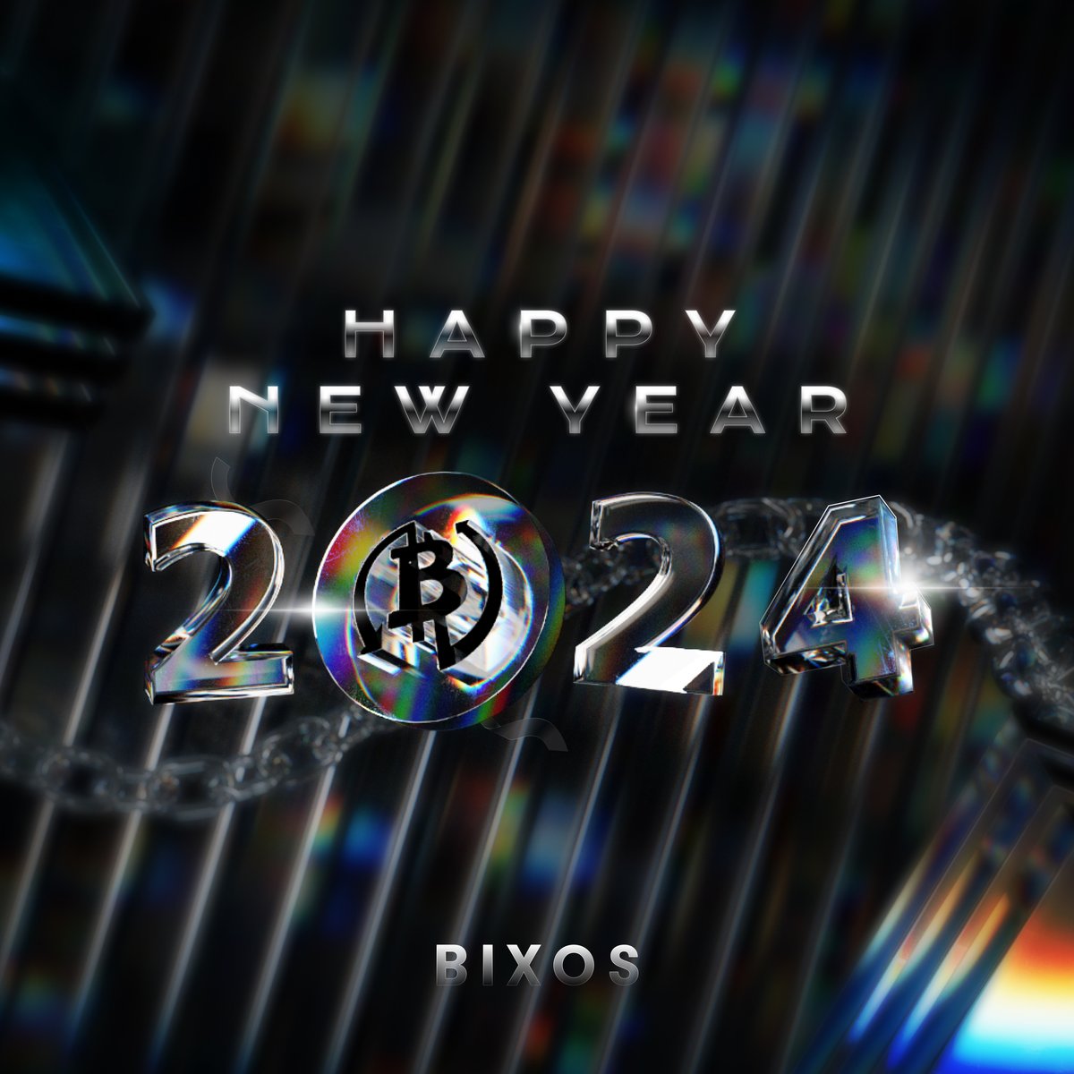 Wishing you a great year with your loved ones! 🥂 🎉

Stay with Bixos in 2024... 

#HappyNewYear #UBXS