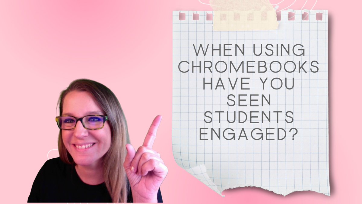 alicekeeler's tweet photo. Chromebooks by themselves are not engaging. 

What activities do you do with students on Chromebooks that you've seen result in student engagement? 

#studentengagement #googleEDU https://t.co/lqdLUxvAt3