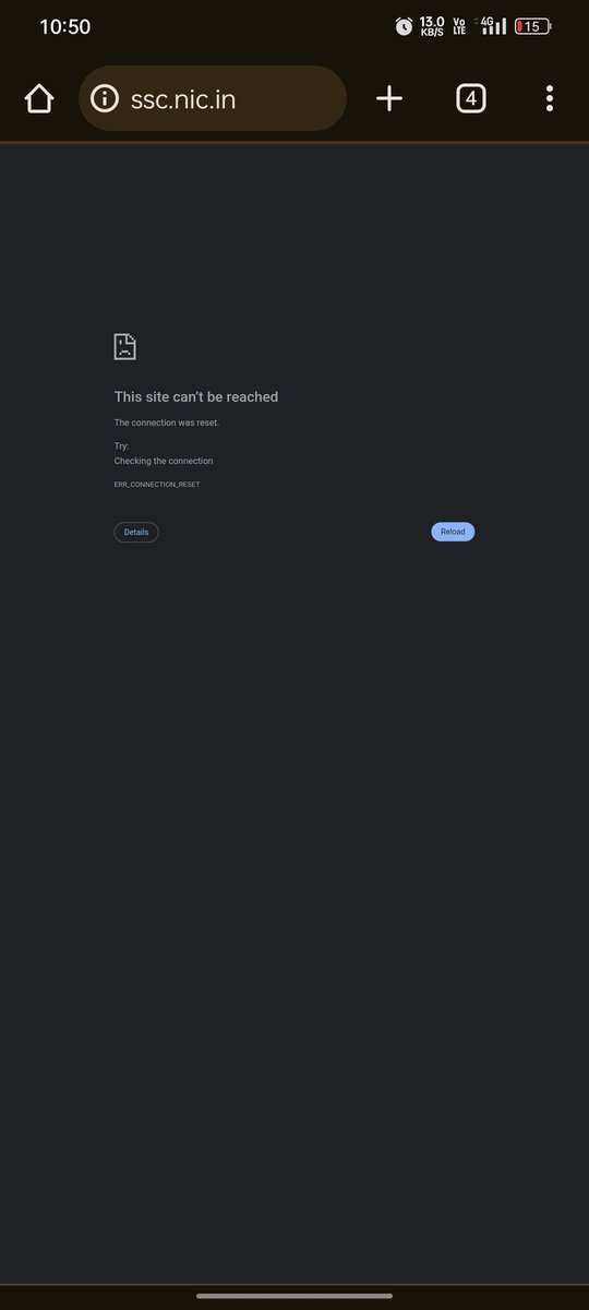 RahulShinde5350's tweet photo. SSC website server down
#sscofficial #SSC #sscgd @SSCGD_STUDENT @SSCorg_in https://t.co/K8YOZSfOJ4