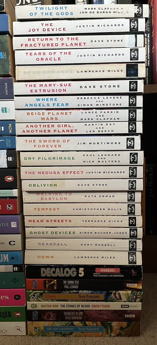 Garferty's tweet photo. My #BooksOf2023: managed 70, or 72 if you count The Lord Of The Rings as three. https://t.co/DS2G7PqhMj
