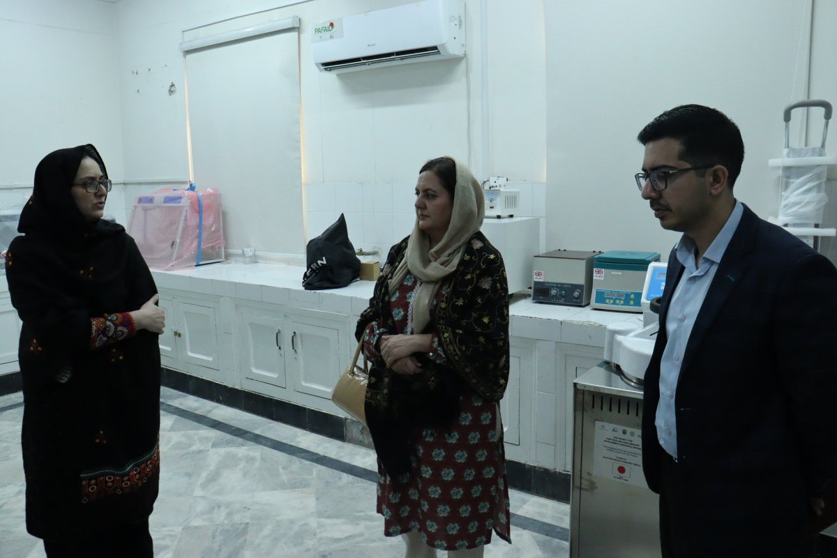 UNIDO_Pakistan's tweet photo. 🥩An insightful conclave for #KP Livestock Development: @UNIDO_Pakistan Country Rep had a constructive meeting with DG @kpfoodauthority
They also visited the ongoing establishment of 1st #MeatTestingLaboratory supported by @jica_direct_en funded #PAFAID @NadiaAftabS @UNinPak https://t.co/oTDfqSUnvB