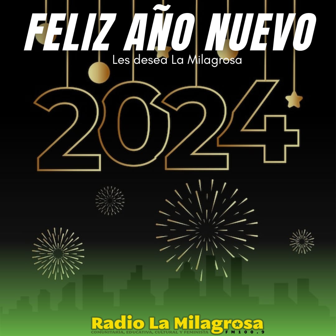 MilagrosaRadio's tweet photo. No hay años buenos ni malos, hay años donde se aprende más que otros, por eso nuestros deseos es que el 2024 sea el año del encuentro, del abrazo y llenos de amor para luchar por nuestros sueños y los sueños colectivos, porque nadie se salva solo. Feliz Año Nuevo !!! https://t.co/us42vIxro6