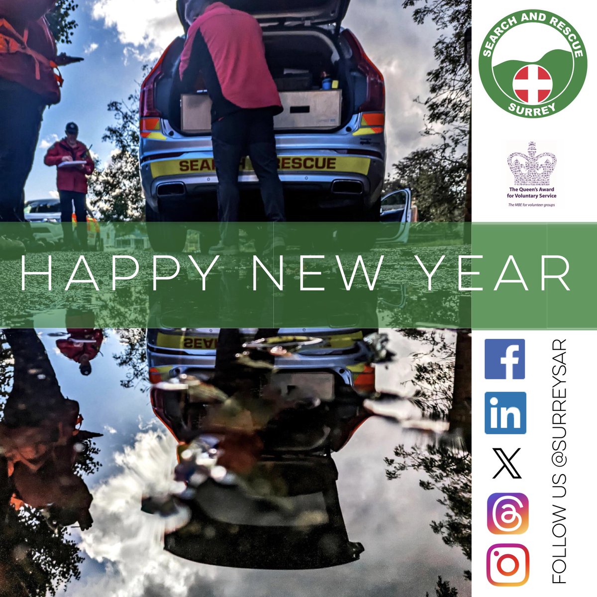 SurreySAR's tweet image. On behalf of the team we would like to wish you all a Happy New Year. 

Reflecting on 2023 we are pleased to have supported so many, finding missing people &amp;amp; reuniting them with family &amp;amp; friends, or providing closure to families. It’s a privilege &amp;amp; a pleasure to support Surrey 🧡