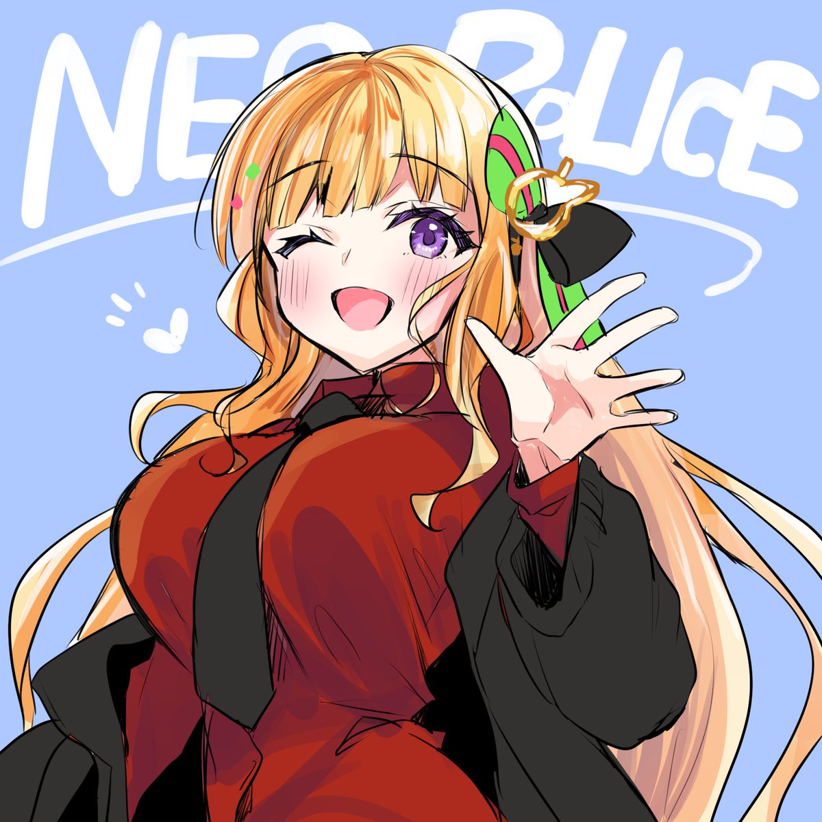 サレン|佐々木咲恋(プリコネ) 「#アロ絵楽しかったです、ありがとうございました&amp;お疲れ様でした! 」|茶熊キョウのイラスト