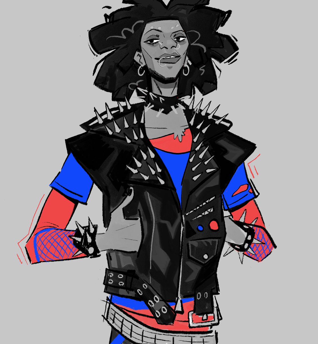 <a href="/ZEET_studio/">+猹鱼Zeet+</a> #hobiebrown #Spiderpunk #AcrossTheSpiderVerse #spiderverse #sonypicturesanimation #characterdesign #fanart #marvel