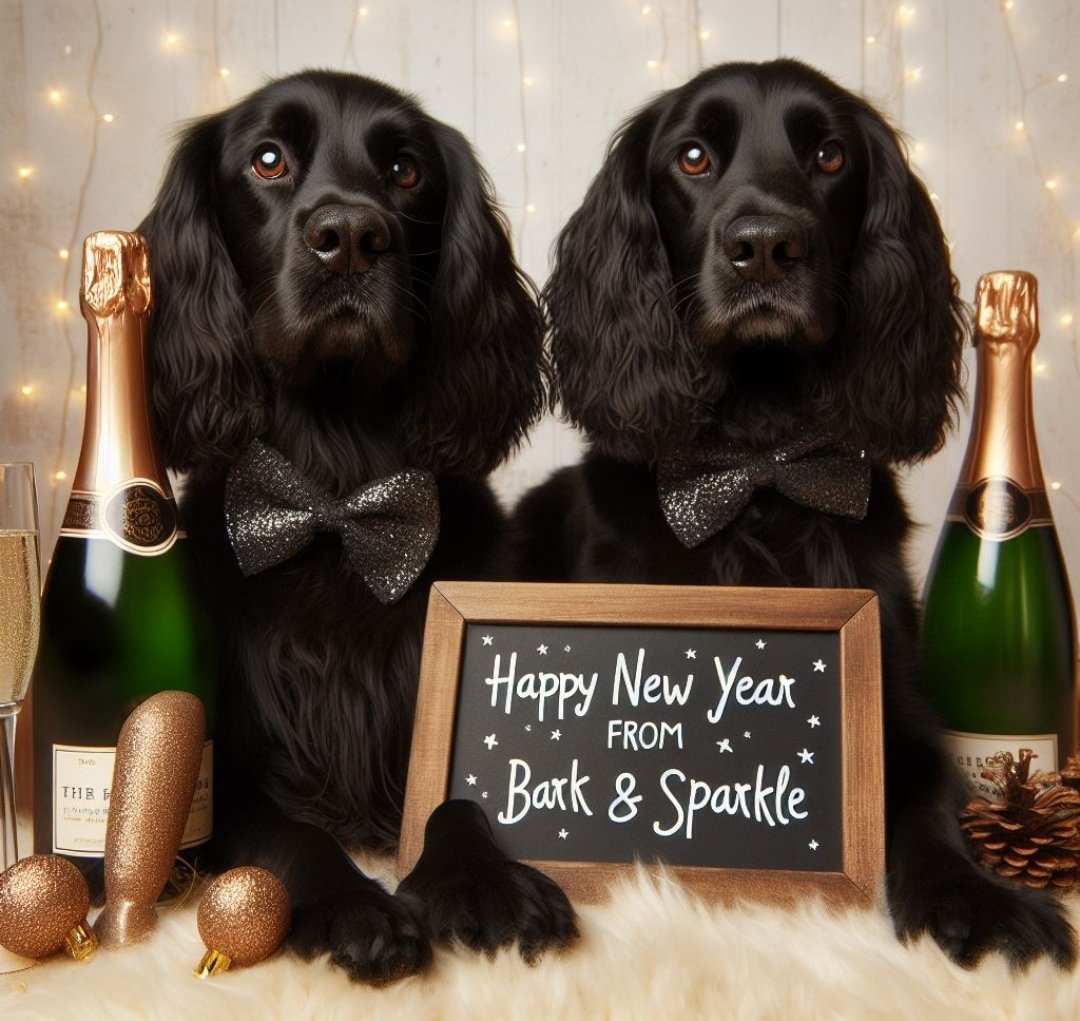 BarkSparkle's tweet photo. Happy New Year 🎉🐾✨️ https://t.co/AOgqiXZvfS
