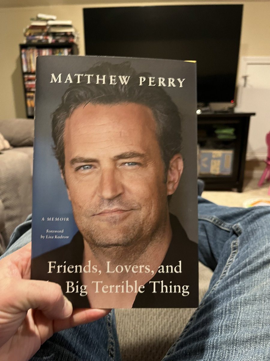 The only thing I wanted for 🎄 , my wife got me. Ive never been a bookworm, besides nerd-ing out to AFD’s from the WFO’s or SPC but, I look forward to this book. Matt was my fav actor from Friends & his death was the hardest one that I reflected on more this yr.
#RipMatthewPerry