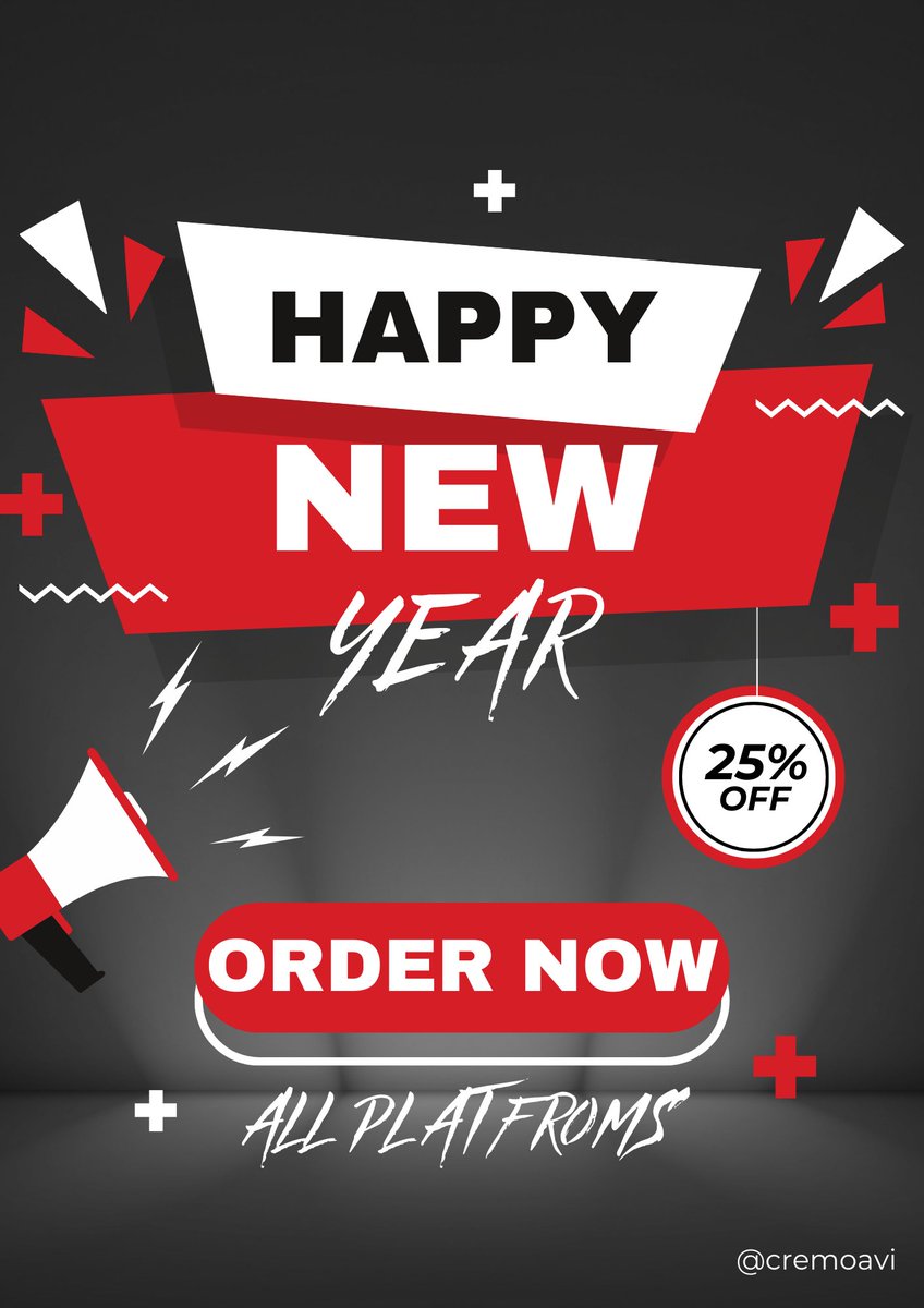 itsmefaravi's tweet photo. Happy New Year🤞

👉25% Off All Off Platforms 

✔ORDER NOW @cremoavi 

Thank You ❤

#digitalmarketer #socialmediamanager #youtubeseo #googleads #youtubepromotion #spotify #facebookads #instagramads #shopify #seo #onpageseo #offpageseo #digitalmarketing https://t.co/iUpwzHFJD6